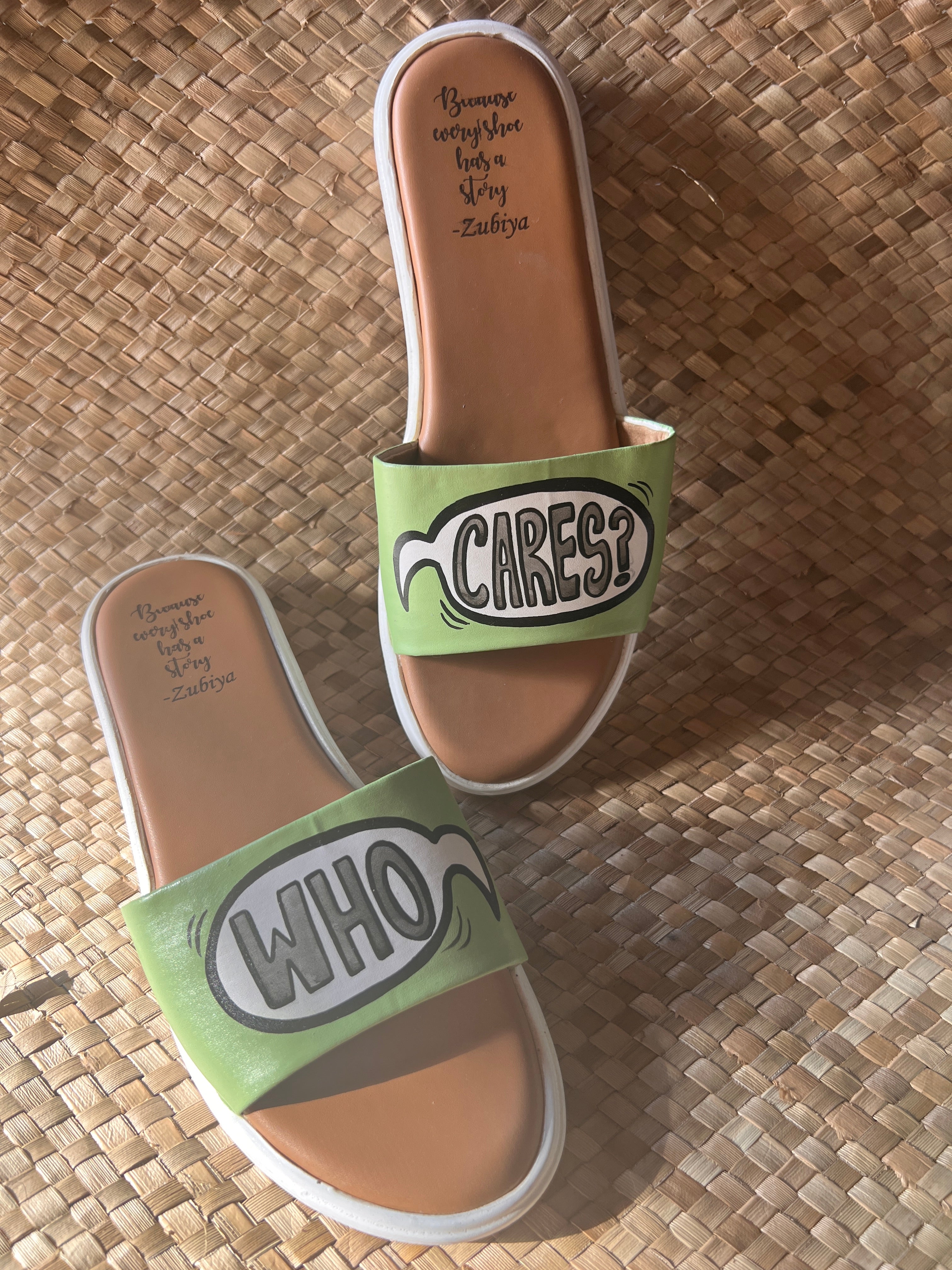 Who cares? Chalk mint slides