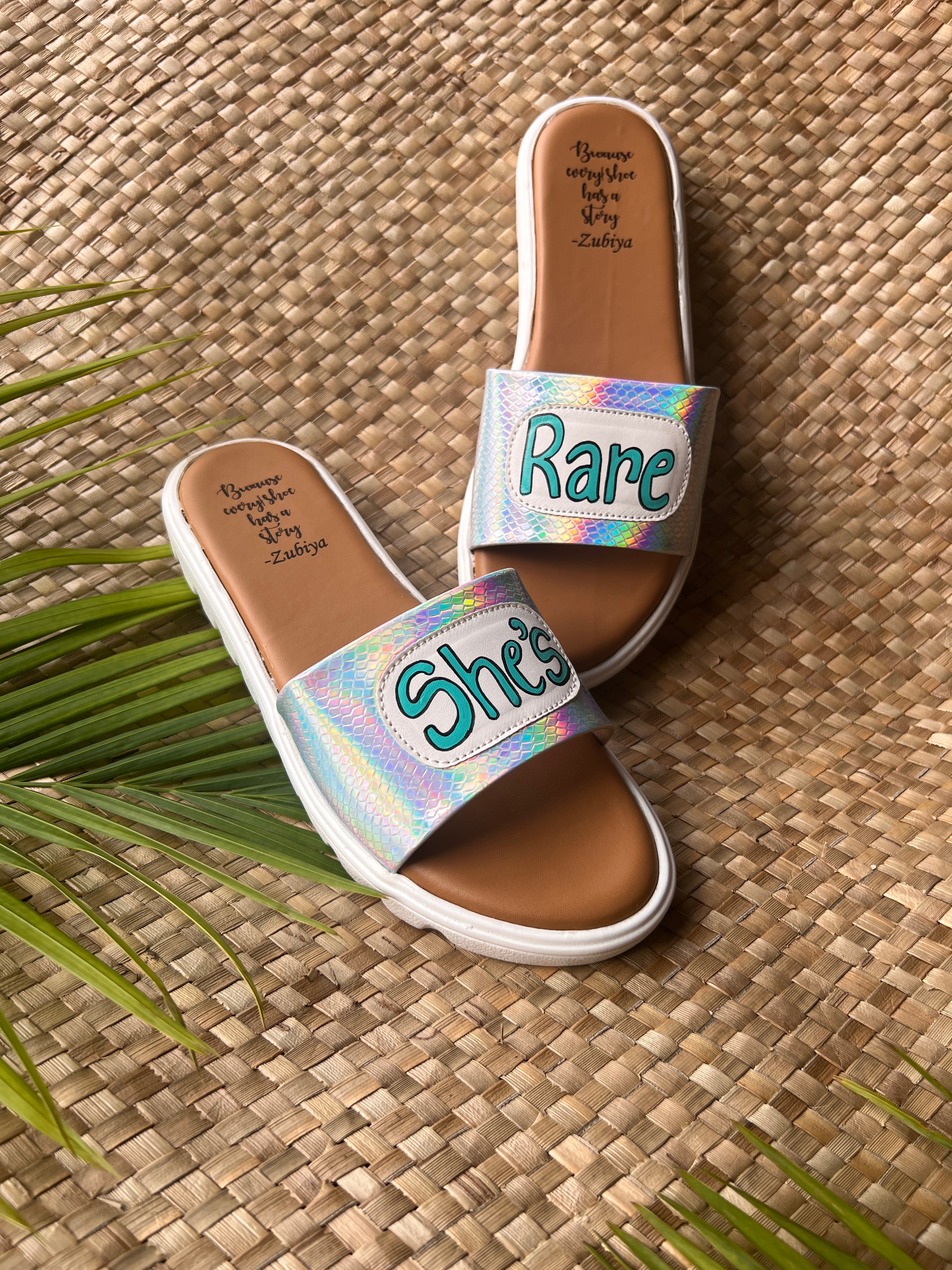 She’s rare iridescent slides