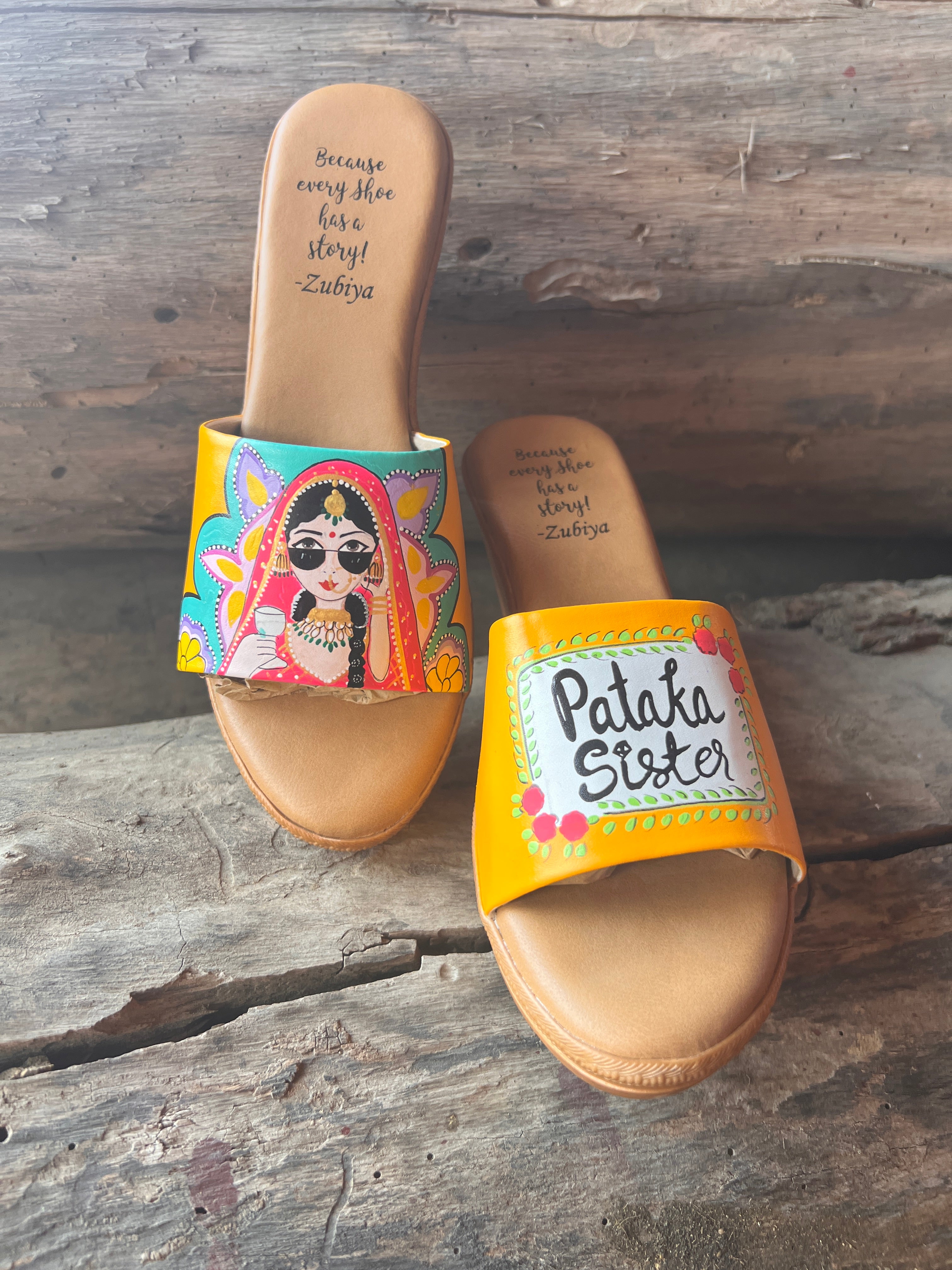 Pataka sister yellow Wedges