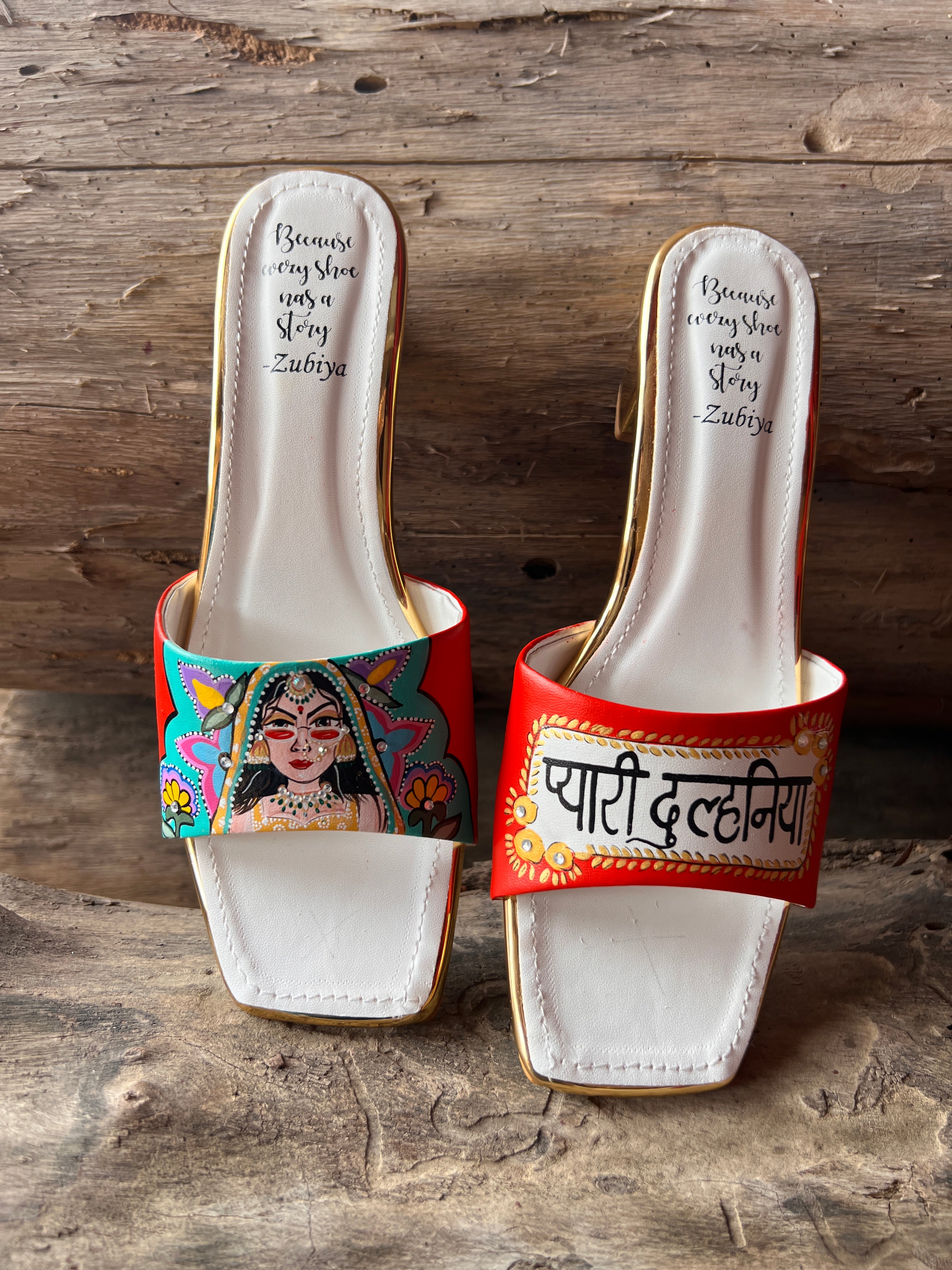 Swag Dulhan Artwork 2 Inch Heel