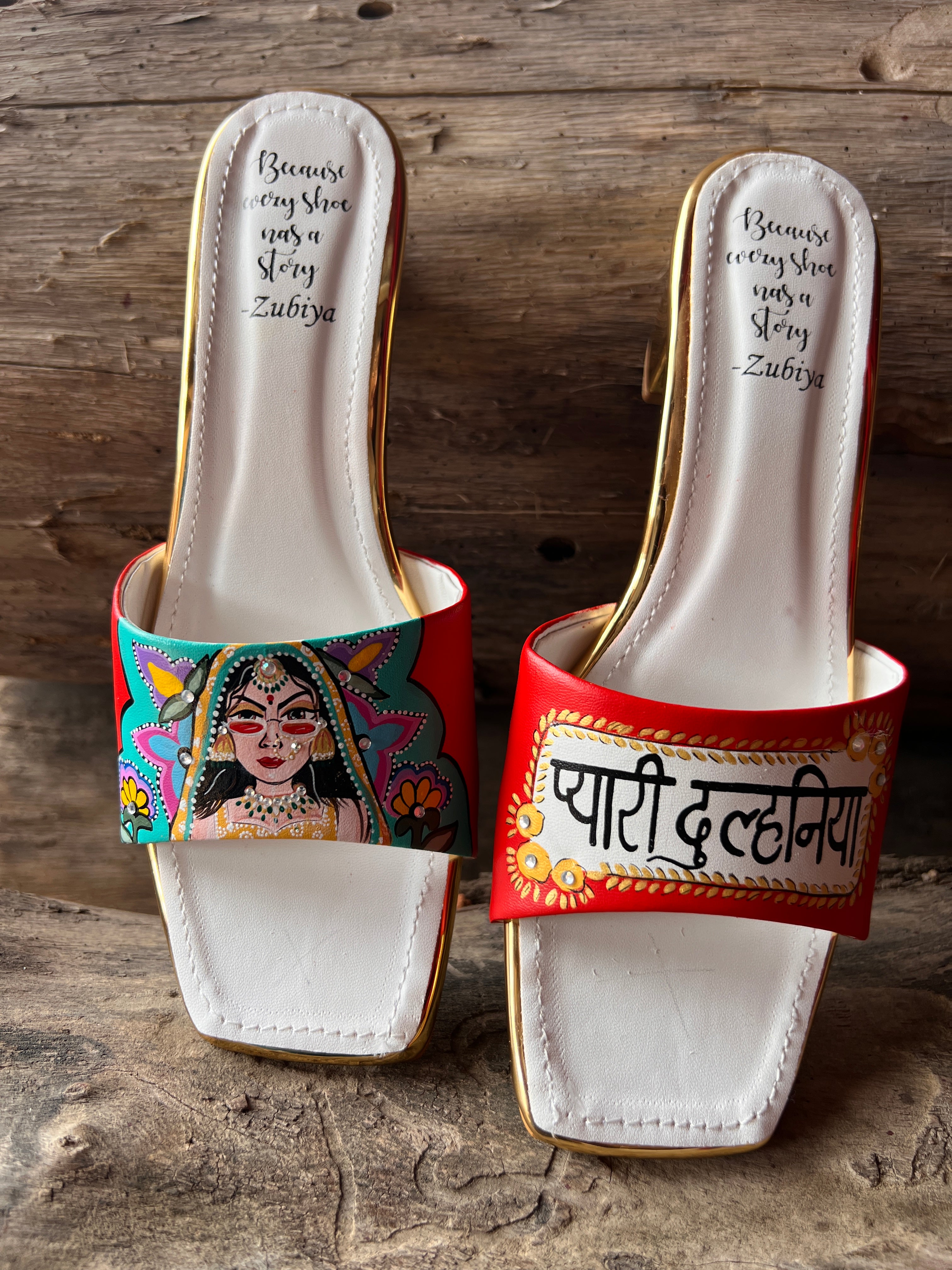 Swag Dulhan Artwork 2 Inch Heel