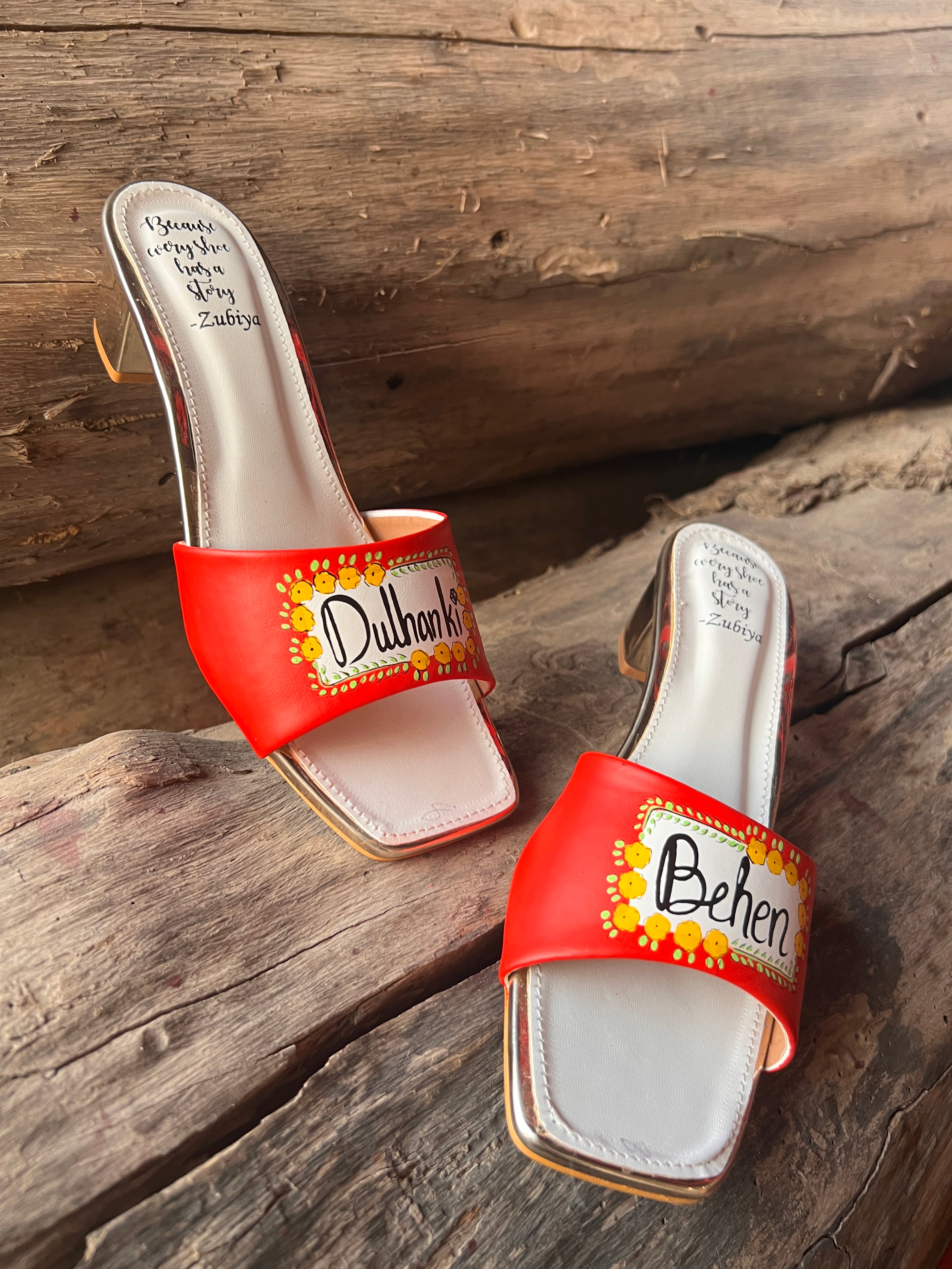 Red dulhan ki behen Kitten Heels