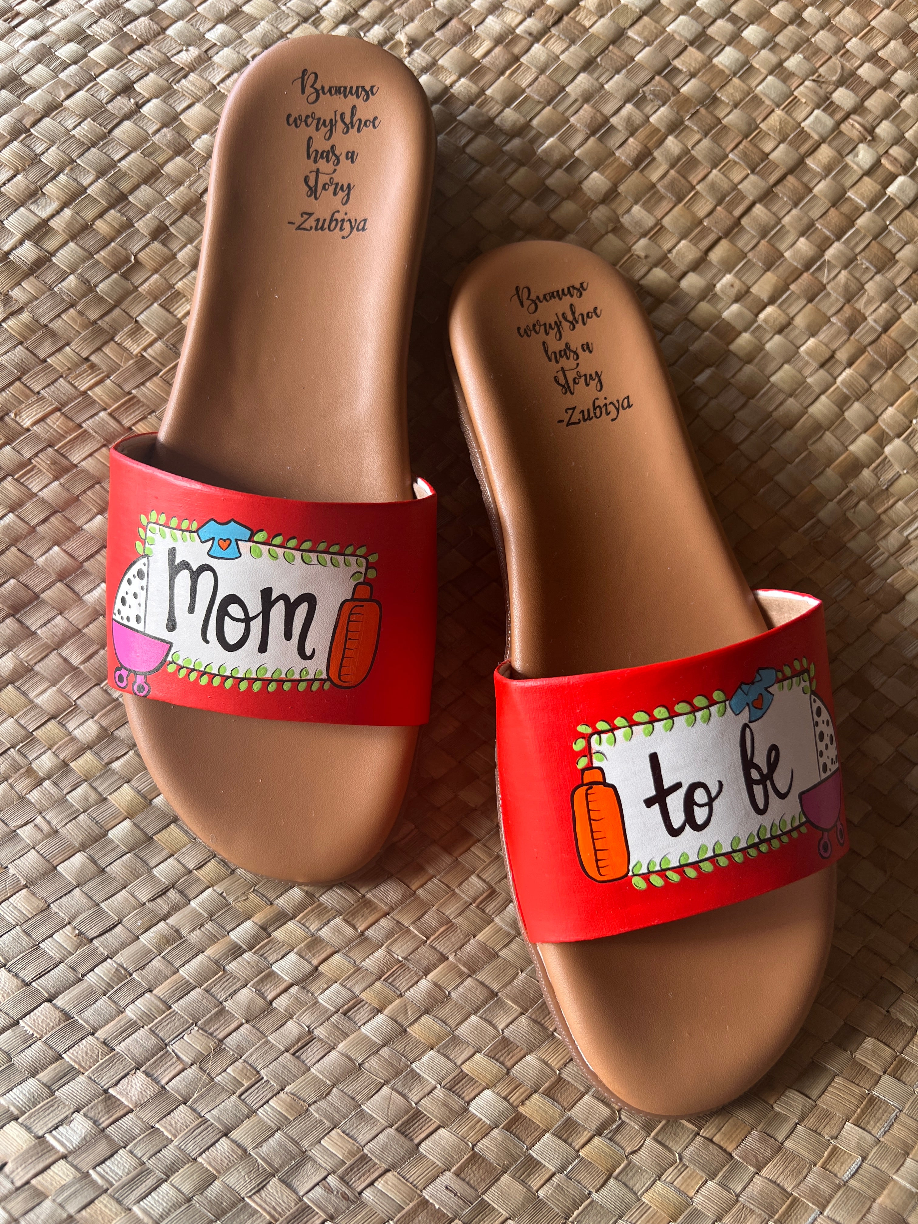 Mom To Be (Red) Slides