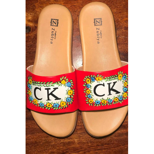 Initials Red Custom Zubi