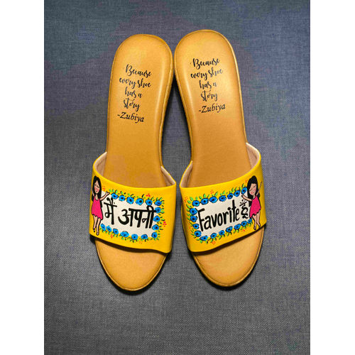 Mein Apni Favorite Hun Yellow Wedges