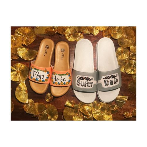 Mom-To-Be/Dad To Be(Peach) Slides