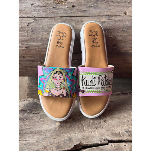 Baby Pink Swag Dulhan Artwork Flats