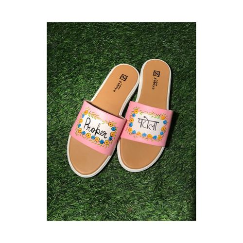 Proper Patola(Blush Pink) White Sole