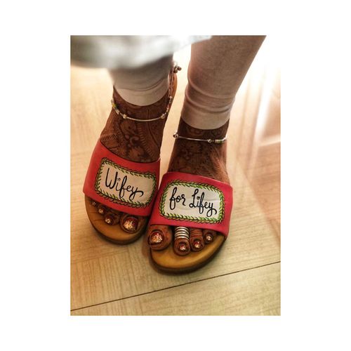 Wifey For Lifey Pink Slides